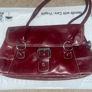 Gianni bini Leather Shoulder Purse